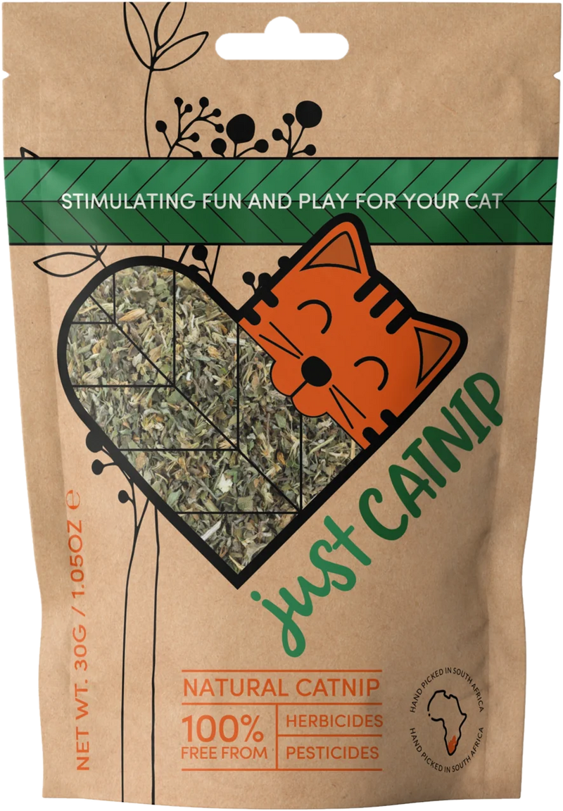Just Catnip natural catnip for cats, 30g resealable pouch